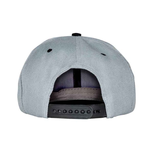 Result Headwear Original Bronx Flat Snapback Keps One Size Heath Heather Grey/Black One Size