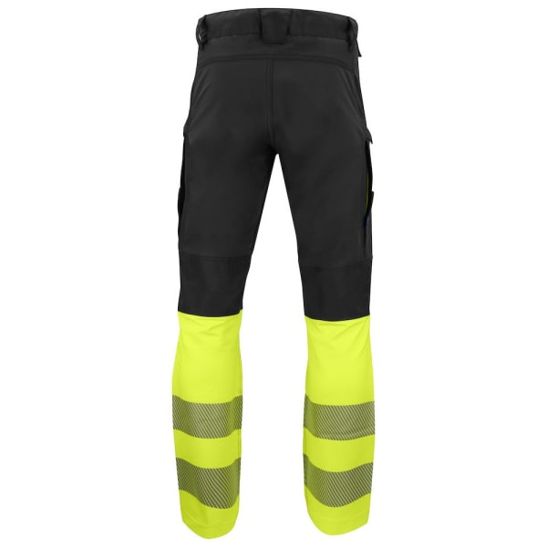 Projob Unisex Adult Stretch Stripe High-Vis Work Trousers 36T Y Yellow/Black 36T