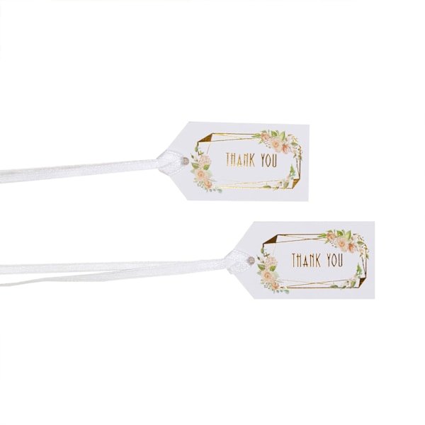 Neviti Tack-etikett för bagage (10-pack) One Size Vit/Guld White/Gold One Size