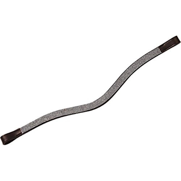 Collegiate Curved Chain Läderpannband Cob Brun Brown Cob