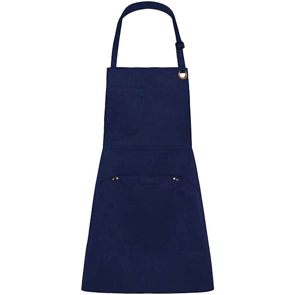 Le Chef Bibbed Full Apron One Size Navy Navy One Size