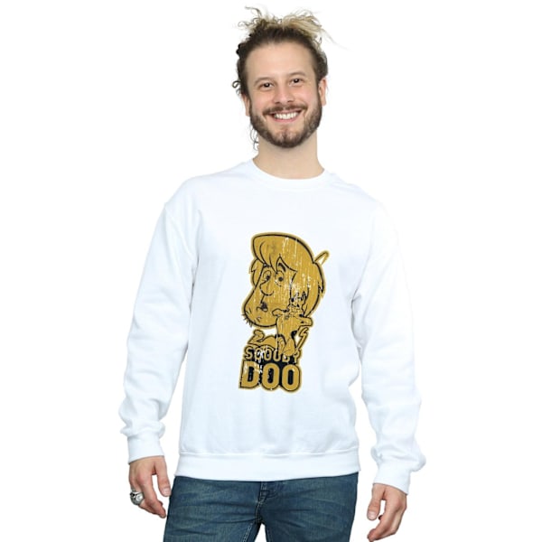 Scooby Doo Herr och Shaggy Sweatshirt M Vit White M