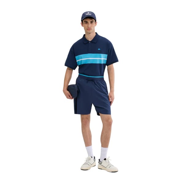 Ellesse Herr Zimp Bermuda Sweatshorts med resår i midjan M Marinblå Navy M
