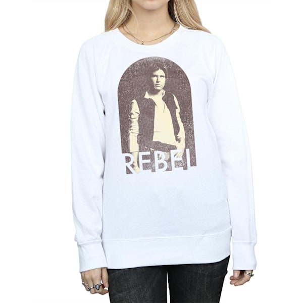 Star Wars Dam/Damer Rebel Sweatshirt XXL Vit White XXL