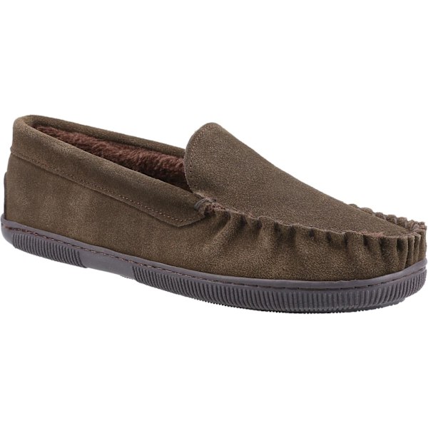 Cotswold herr Sodbury mockasinslippers i mocka 11 UK brun Brown 11 UK