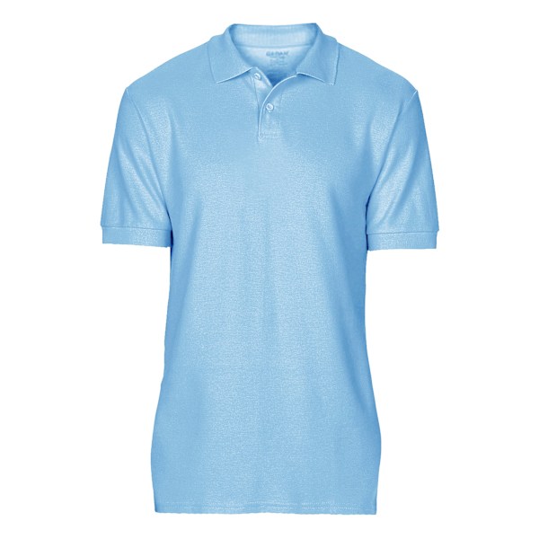 Gildan Softstyle Herr Kortärmad Dubbel Pique Poloskjorta XL L Light Blue XL