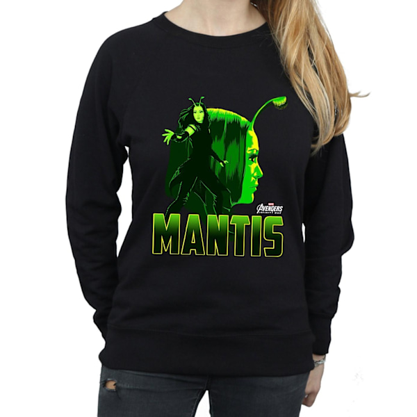 Marvel Dam/Kvinnor Avengers Infinity War Mantis Karaktär Sweatshirt Black M