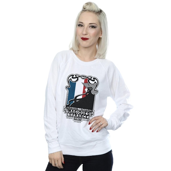 Fantastiska vidunder Kvinnor/Damer Magiques De La France Sweatshirt White L