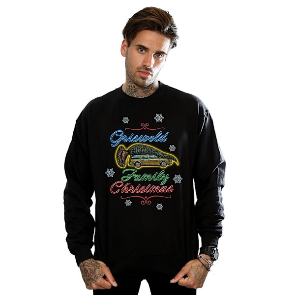 National Lampoon´s Christmas Vacation Herr Griswold Familj Tröja Black XXL