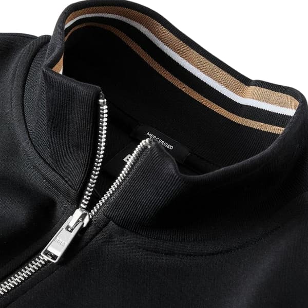 Boss Herr Stimmann Fleecetopp XL Svart Black XL