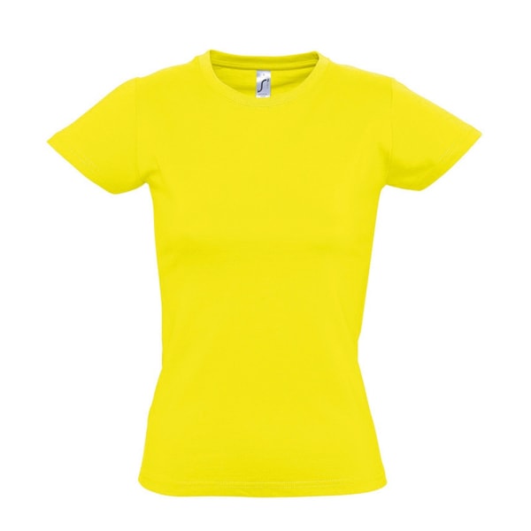 SOLS Dam/Dam Imperial kraftig kortärmad T-shirt XL citron Lemon XL