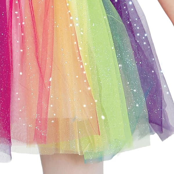 Fiestas Guirca Flickor Enhörning Tutu Kostym Set 7-9 År Vit/M White/Multicoloured 7-9 Years