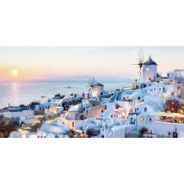 Richard Macneil Santorini Poster 50cm x 100cm Multifärgad Multicoloured 50cm x 100cm