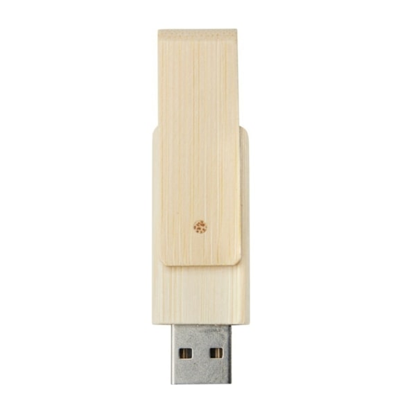 Bullet Rotate 8GB Bambu USB-minne En Storlek Beige Beige One Size