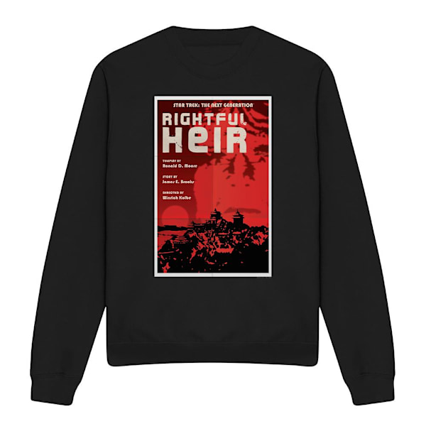 Star Trek Unisex Vuxen The Next Generation Säsong 6 Avsnitt 23 Black M