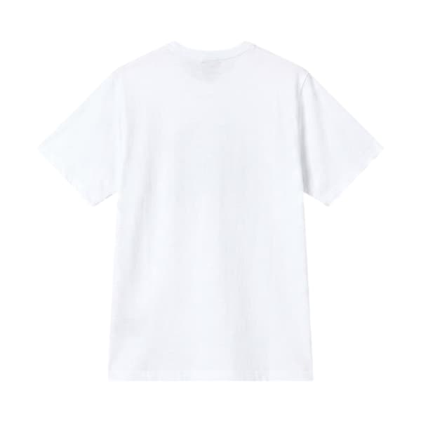 Pretty Green Herr Paisley Bomull Regular Casual T-Shirt M Vit White M