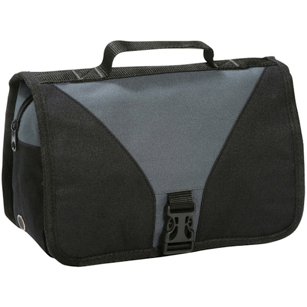 Shugon Bristol hopfällbar resetoalettväska - 4 liter One Size Dark Grey/Black One Size