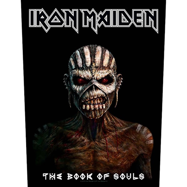 Iron Maiden The Book Of Souls Patch One Size Svart/Vit/Röd Black/White/Red One Size