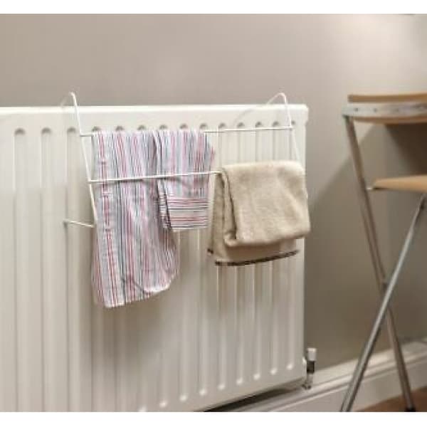 SupaHome Radiatorställ 4 Bar Vit White 4 Bar