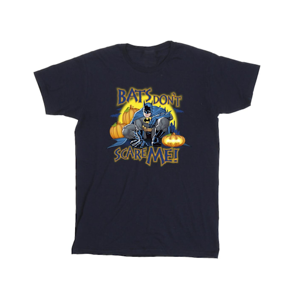 DC Comics Boys Batman Bats Don´t Scare Me T-Shirt 5-6 år Marinblå Navy Blue 5-6 Years