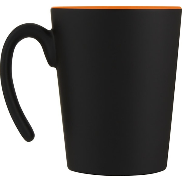 Bullet Oli Keramisk 360ml Mugg En Storlek Solid Svart/Orange Solid Black/Orange One Size