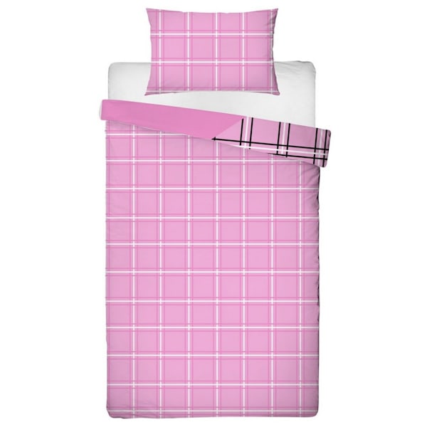 Clueless Ugh As If! Icon Påslakan Set Singel Rosa/Vit Pink/White Single