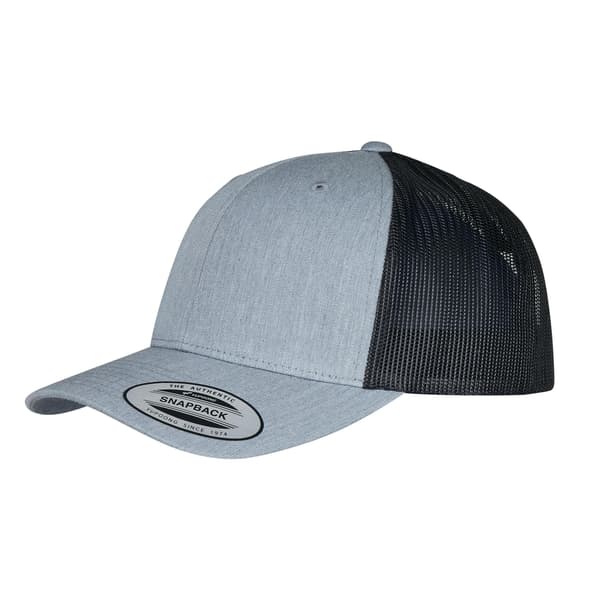 Flexfit Retro Two Tone Trucker Keps En Storlek Heather/Svart Heather/Black One Size