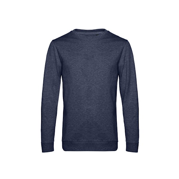B&C Herr Set In Sweatshirt L Heather Navy Heather Navy L