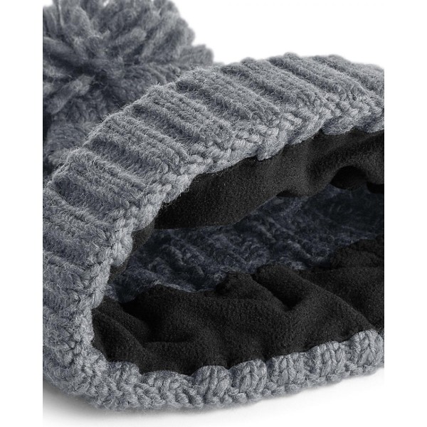 Beechfield Unsiex Adults Cable Knit Melange Beanie One Size Lig Light Grey One Size