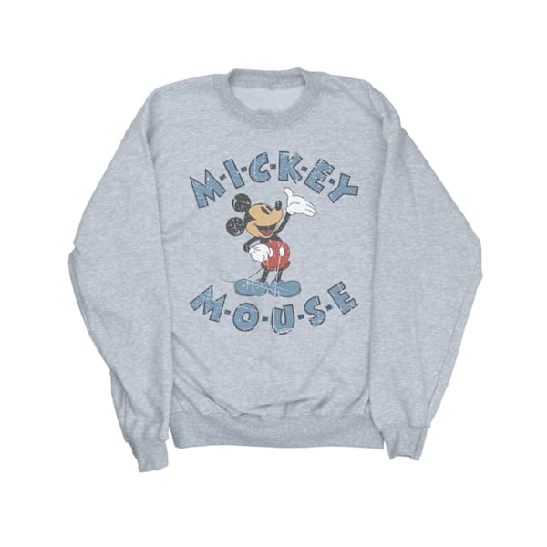 Disney Girls Mickey Mouse Dash Sweatshirt 3-4 år Sports Grey Sports Grey 3-4 Years