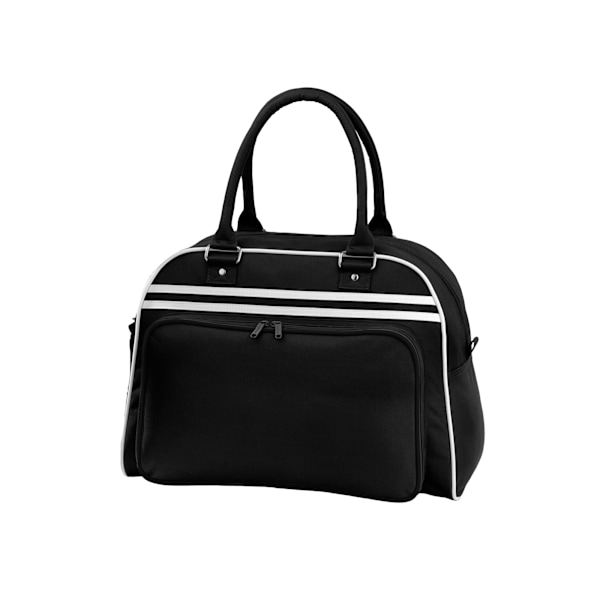 Bagbase Retro Bowling Bag One Size Svart/Vit Black/White One Size