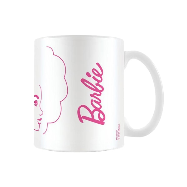 Barbie Lineup Mug En Storlek Vit White One Size