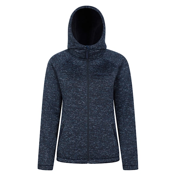 Mountain Warehouse Dam/Damer Nevis Faux Fur Fodrad Full Zip Navy 16 UK