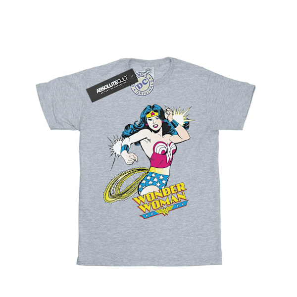 Wonder Woman Lasso Bomull T-shirt XXL Sports Grey Sports Grey XXL