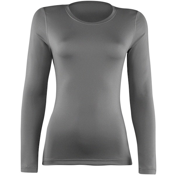 Rhino Dam/Damer Sports Baselayer Långärmad 18 Heather Grå Heather Grey 18