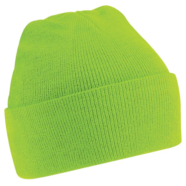 Beechfield Soft Feel Knitted Winter Hat One Size lime Green lime Green One Size