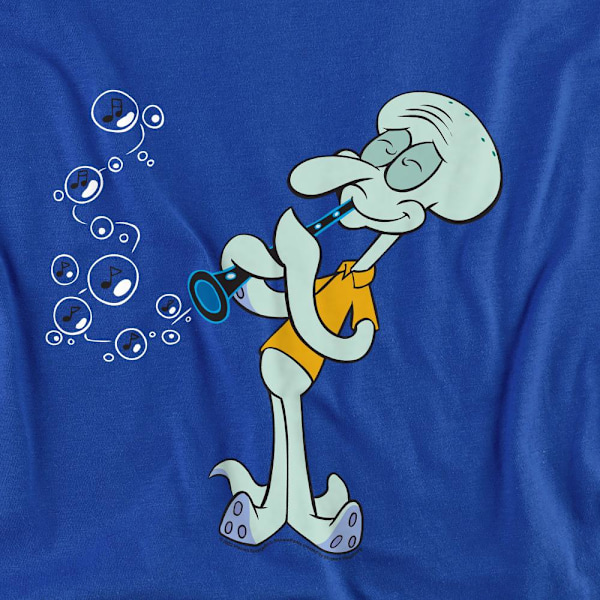 SvampBob Fyrkant Unisex Vuxen Bläckwards Klarinett Sweatshirt Royal Blue M