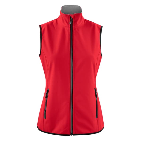 Printer Dam/Dam Trial Softshell Gilet L Röd Red L