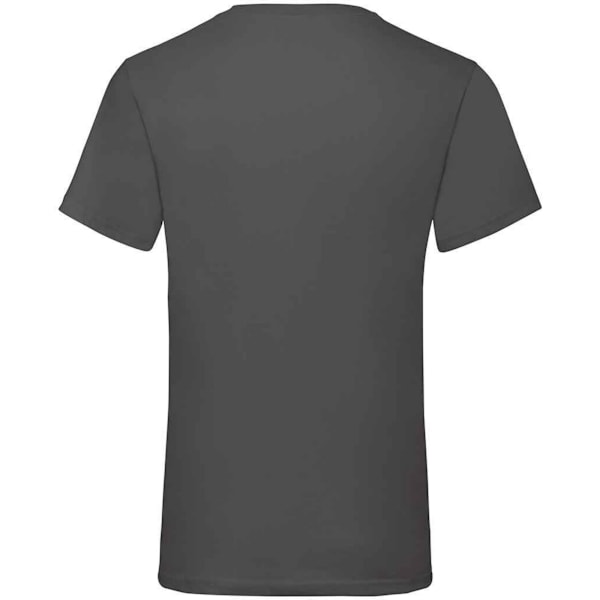 Fruit of the Loom Mens Value V-hals T-shirt L Ljus Grafit Light Graphite L