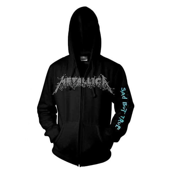 Metallica Unisex Adult Sad But True Full Zip Hoodie XXL Svart Black XXL