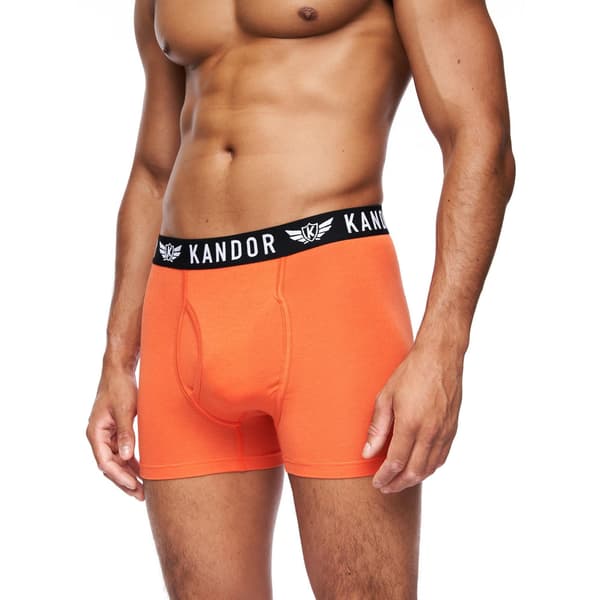 Kandor Bambers Bambu Boxerkalsonger för män (7-pack) XL Orange Orange XL