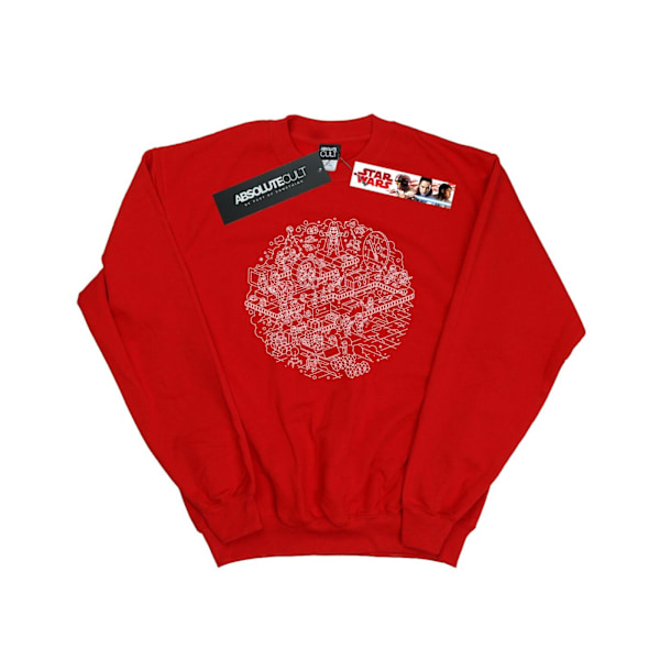 Star Wars Jul Dödsstjärnan Sweatshirt L Röd Red L