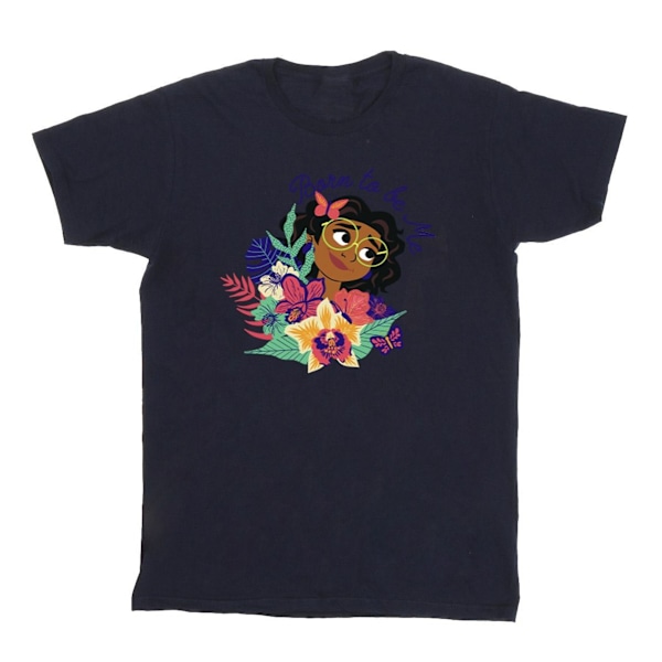 Disney Girls Encanto Family Line Bomull T-shirt 12-13 År Marinblå Navy Blue 12-13 Years