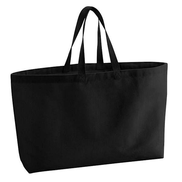 Westford Mill Canvas Oversized Tote Bag One Size Svart Black One Size