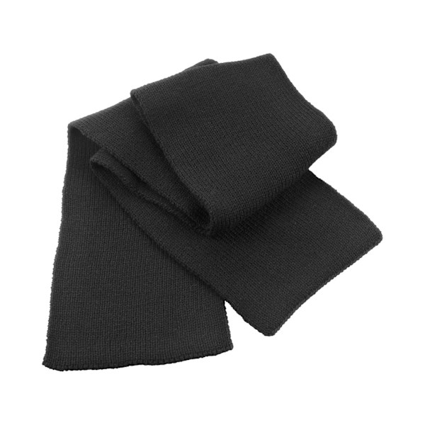 Result Vinter Essentials Klassisk Grovstickad Halsduk One Size Svart Black One Size