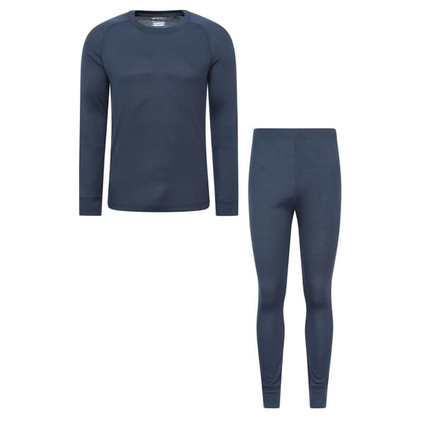 Mountain Warehouse Talus Termiskt Underställ för Män S Marinblå Navy S