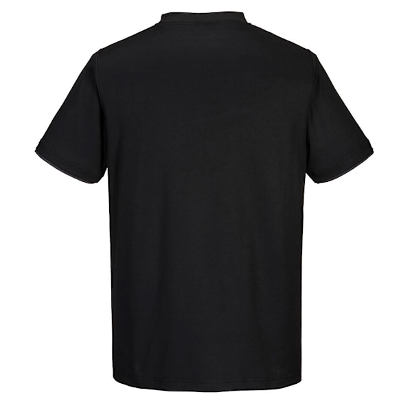 Portwest Herr Bomull Aktiv T-shirt L Svart/Zoom Grå Black/Zoom Grey L