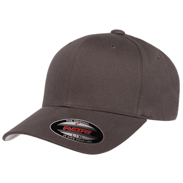Flexfit By Yupoong Borstad Twill Cap L/XL Grå Grey L/XL