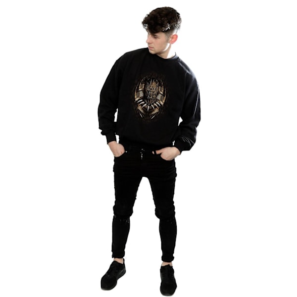 Marvel Herr Svart Panter Guld Killmonger Sweatshirt M Svart Black M