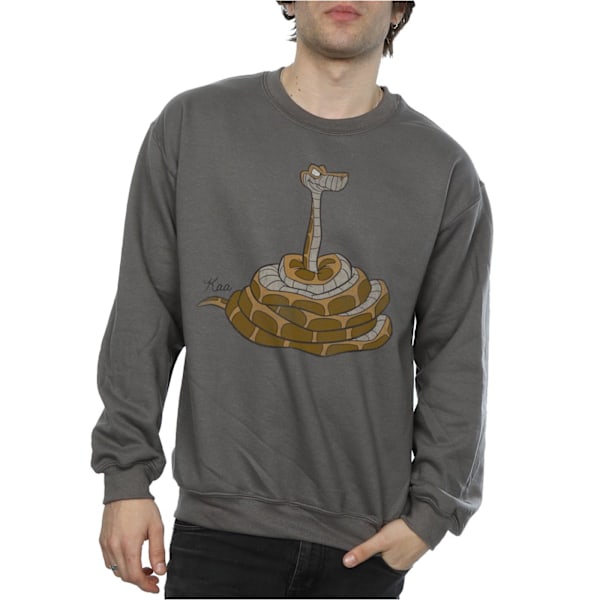 Disney Herr The Jungle Book Classic Kaa Sweatshirt M Charcoal Charcoal M